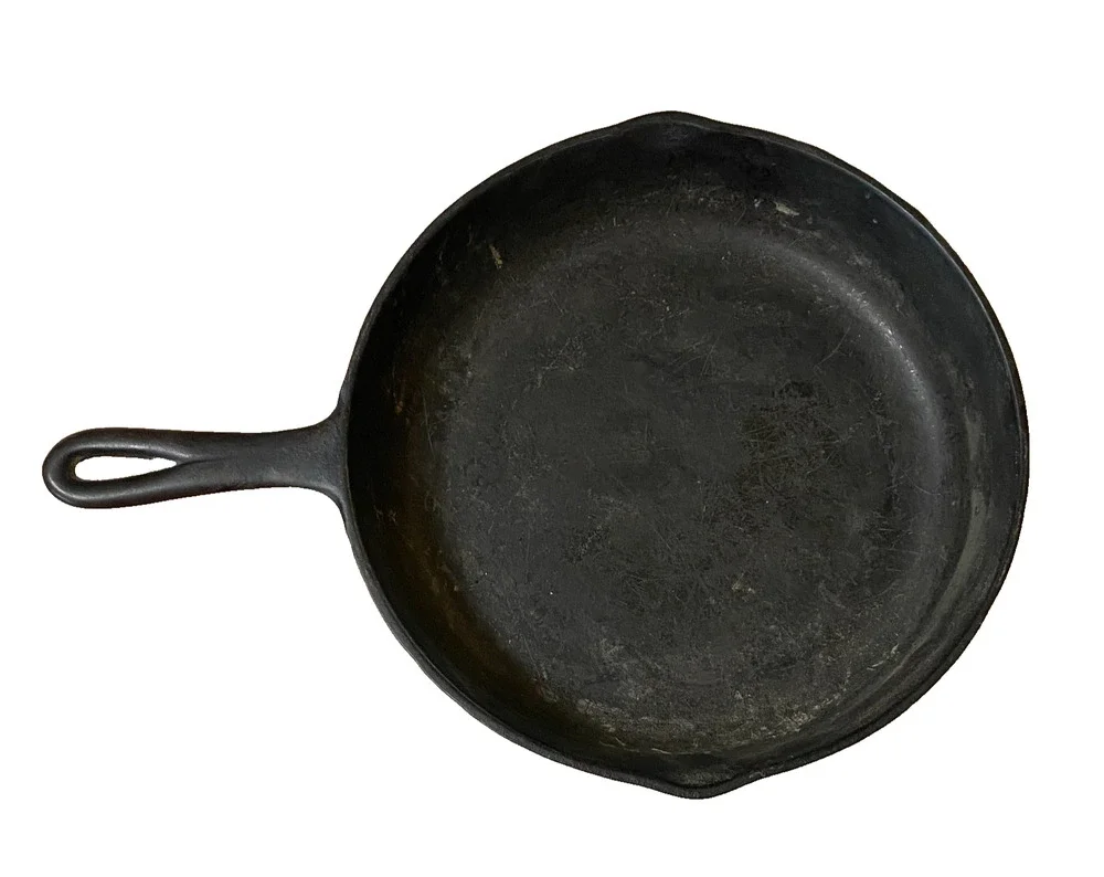 VTG 10.25” Cast Iron Skillet Pan Heat Ring BSR Birmingham Stove Stamped 8X 87B